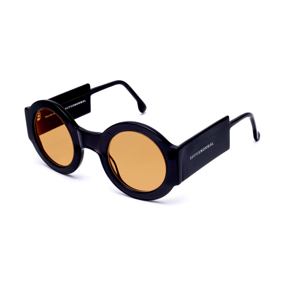 SPONTANEOUS Black frame + Amber lenses