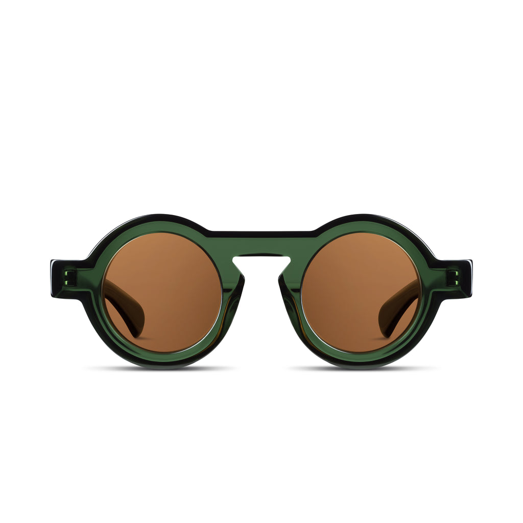 DAYDREAMER Green frame + Brown lenses