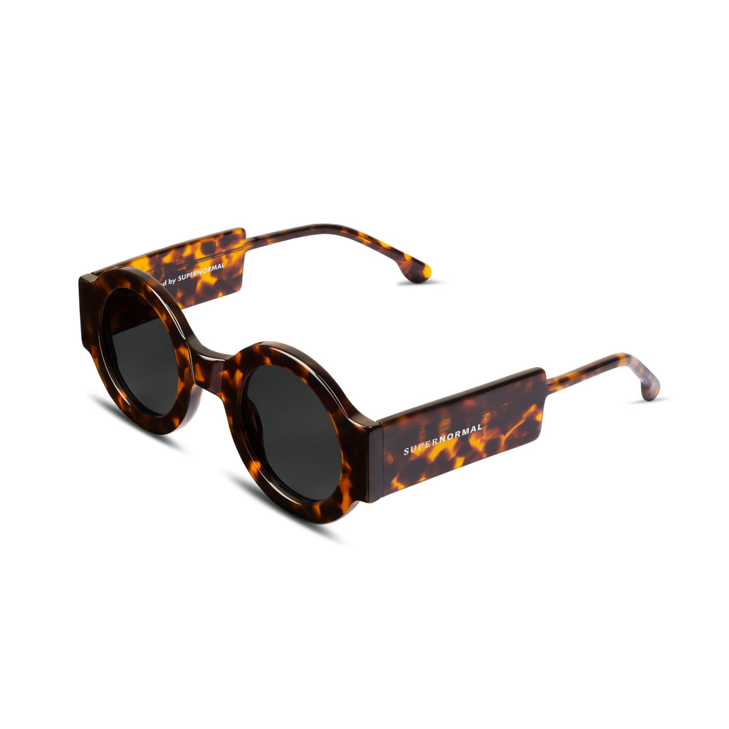 SPONTANEOUS Tortoise frame + Black lenses