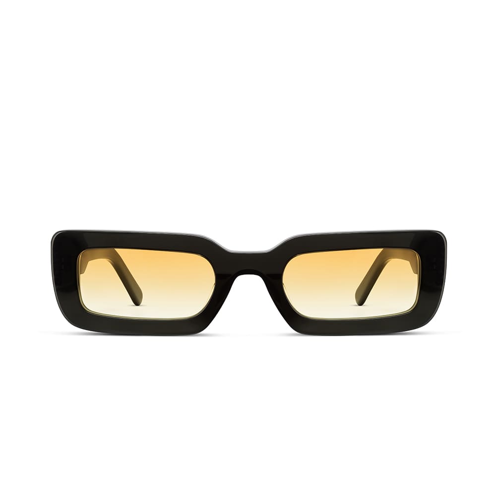 SASSY Black frame + Amber Gradient lenses