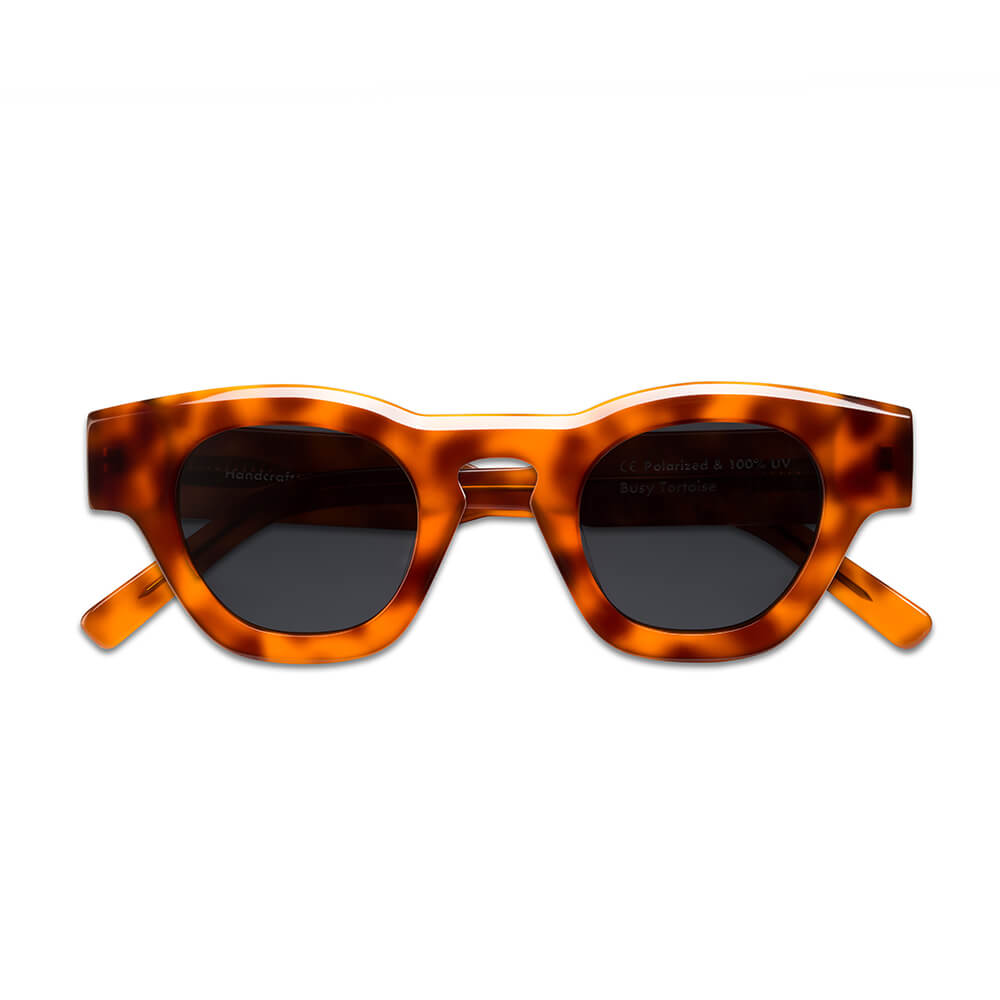 BUSY Tortoise frame + Black lenses