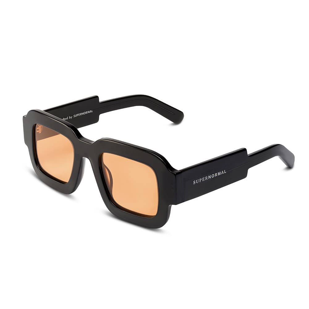 PRIMADONA Black frame + Amber lenses