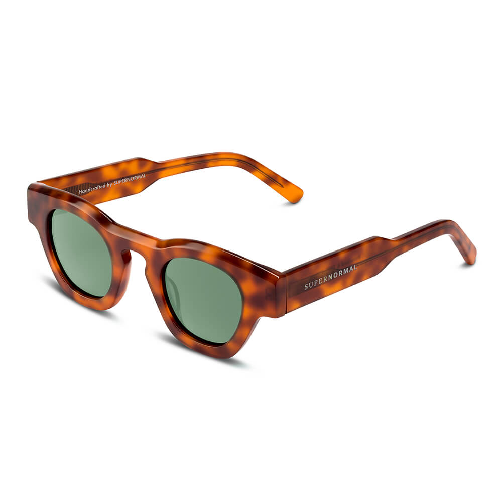 BUSY Tortoise frame + Green lenses