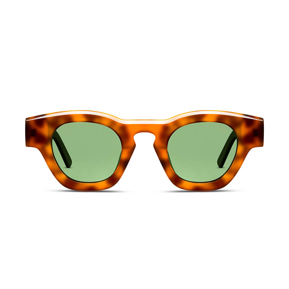 BUSY Tortoise frame + Green lenses