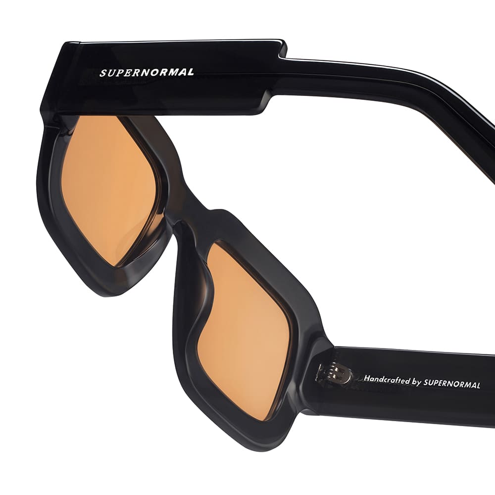 PRIMADONA Black frame + Amber lenses