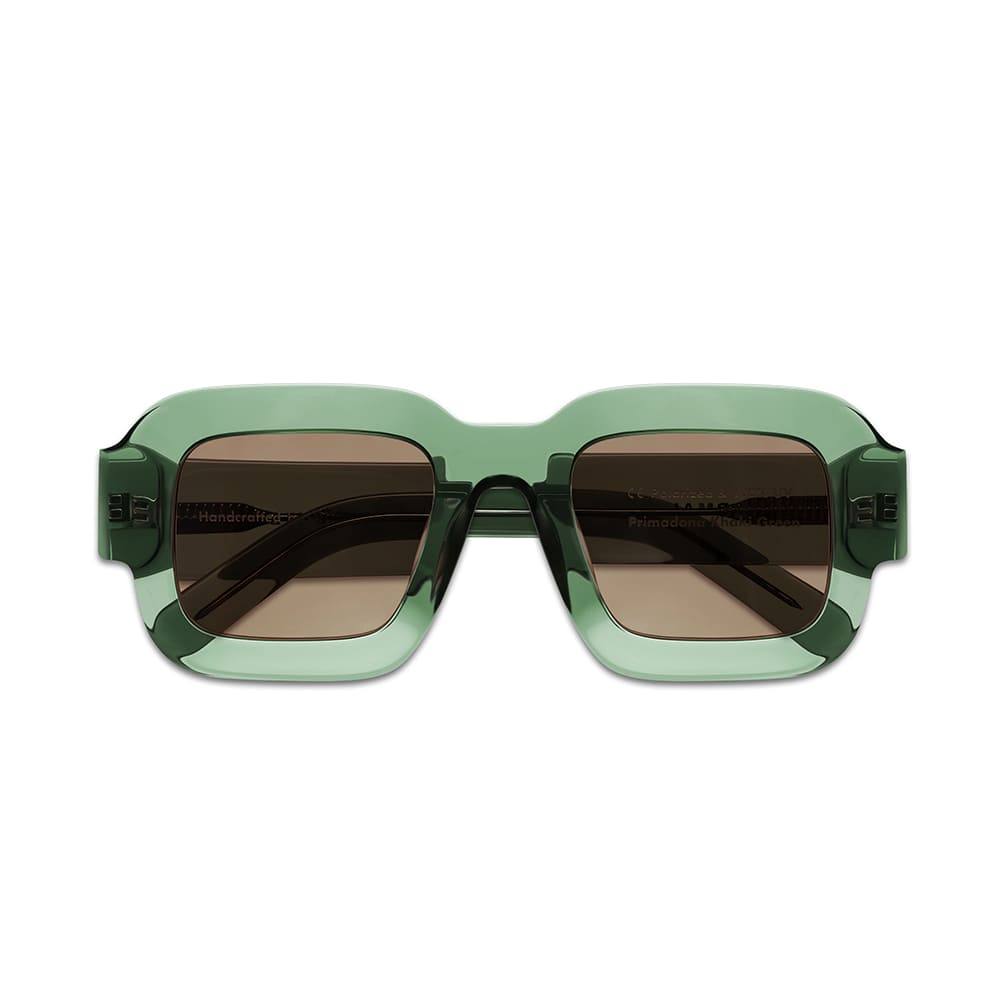 PRIMADONA Khaki Green frame + Brown lenses