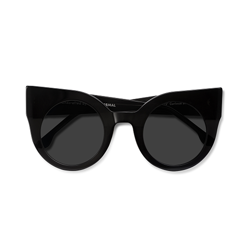 CURIOUS Black frame + Black lenses