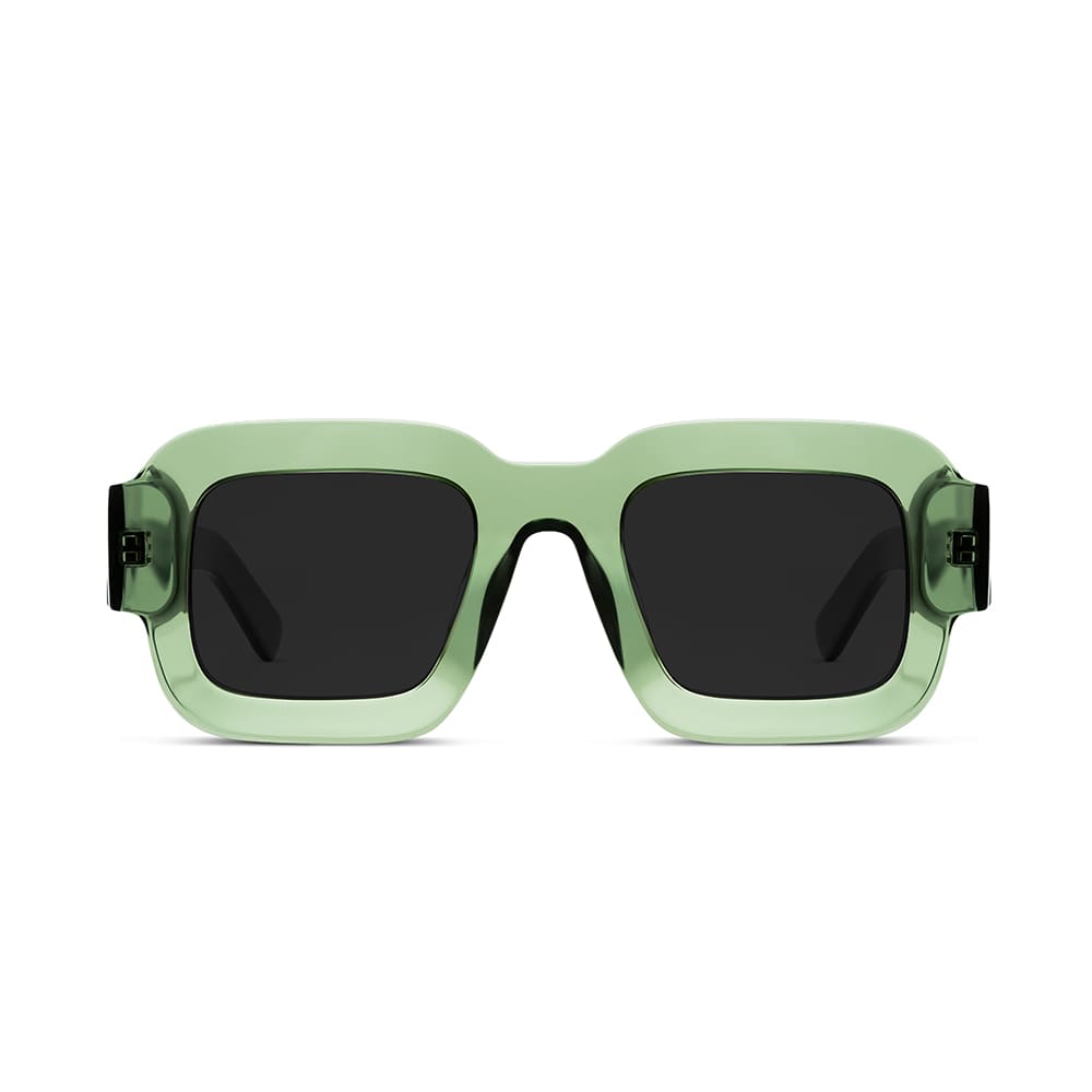 PRIMADONA Khaki Green frame + Black lenses
