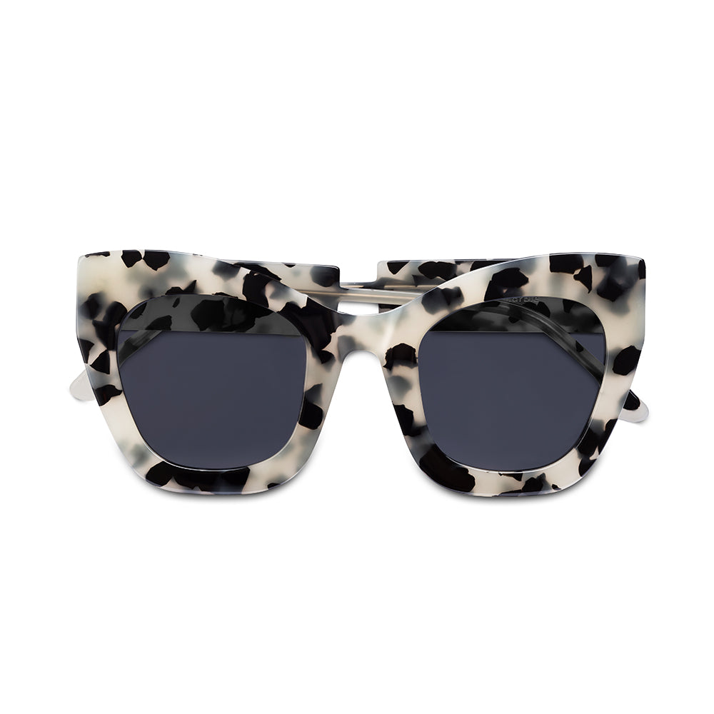 AMBITIOUS Marble frame + Black lenses