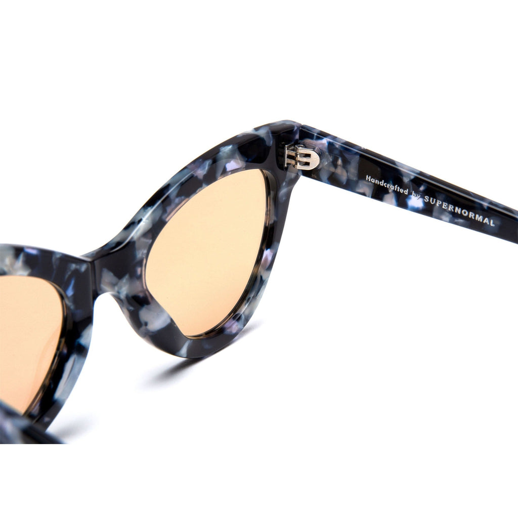 MAGNETIC Blue Marble frame + Amber lenses