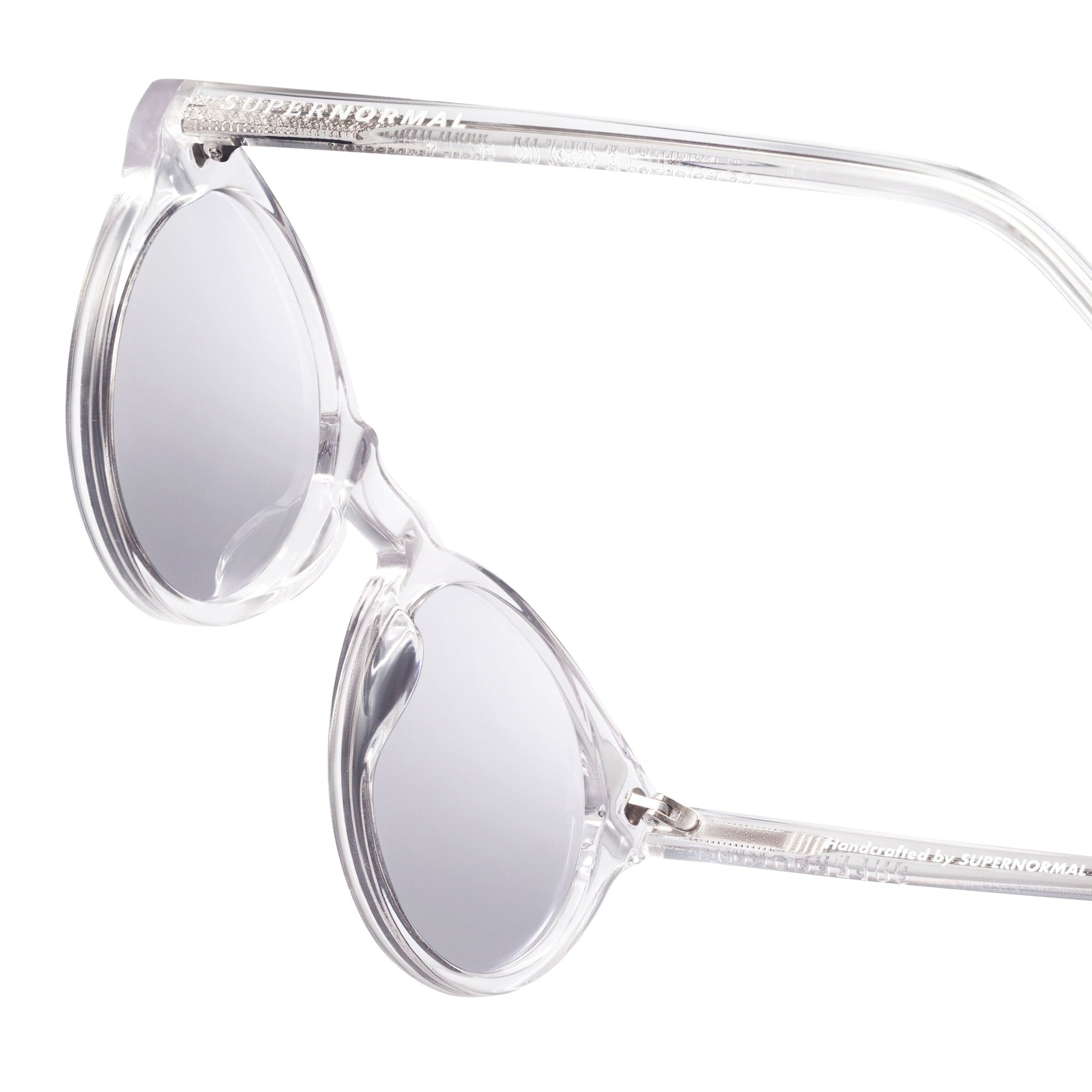 SHARP Transparent frame + Mirrored lenses – supernormal