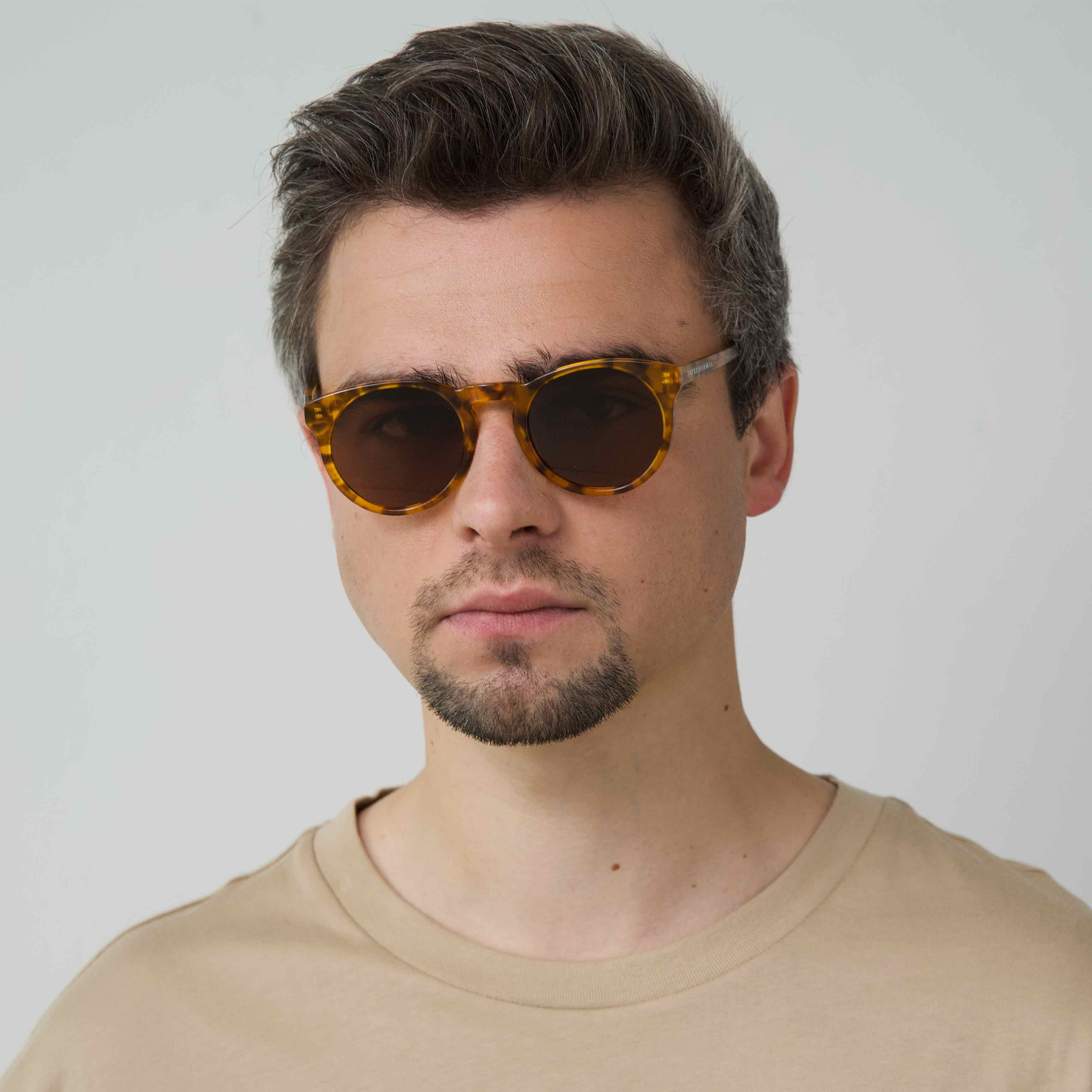 Sharp Turtle Spectacles SHARP Tortoise frame + Brown lenses – supernormal