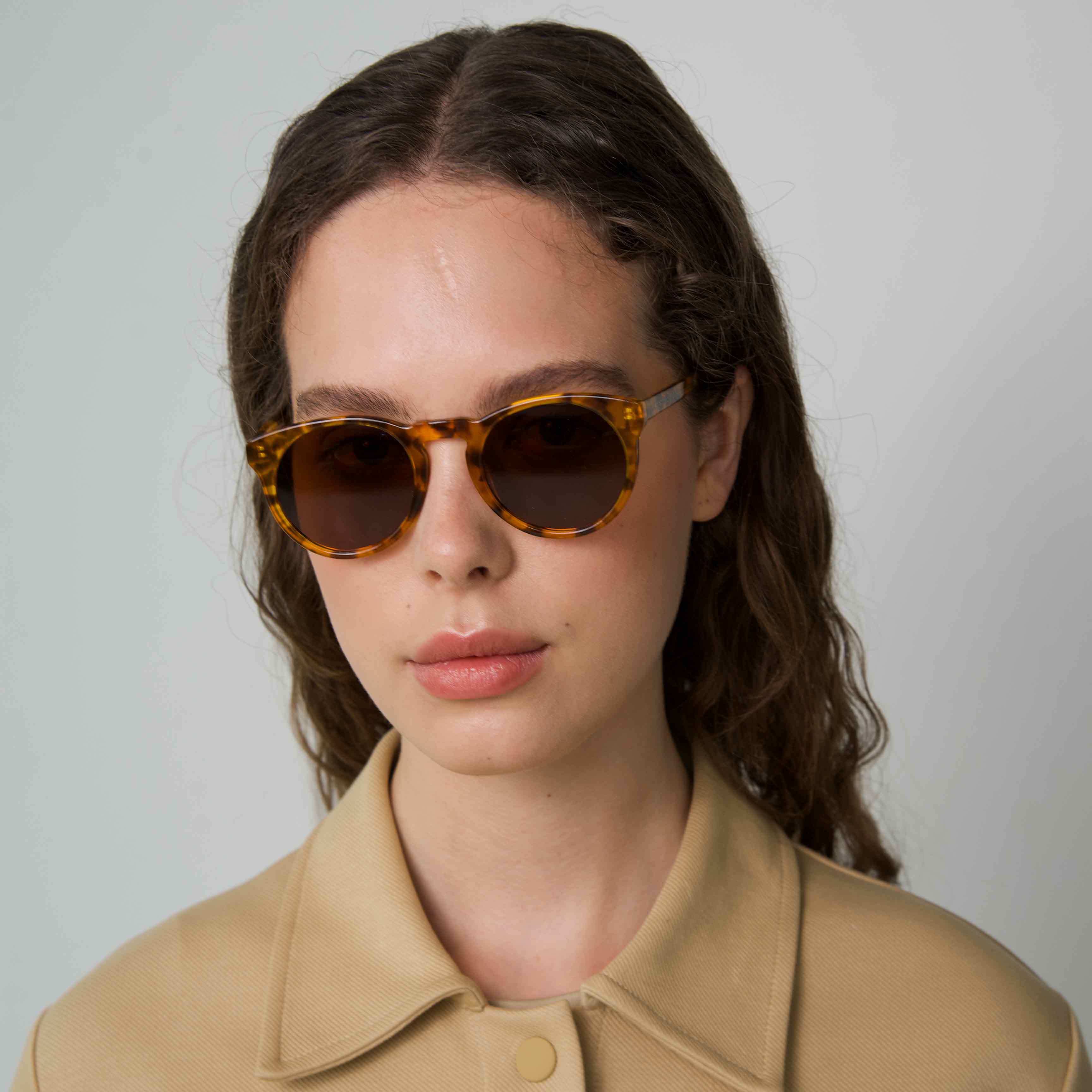 Sharp Turtle Spectacles SHARP Tortoise frame + Brown lenses – supernormal