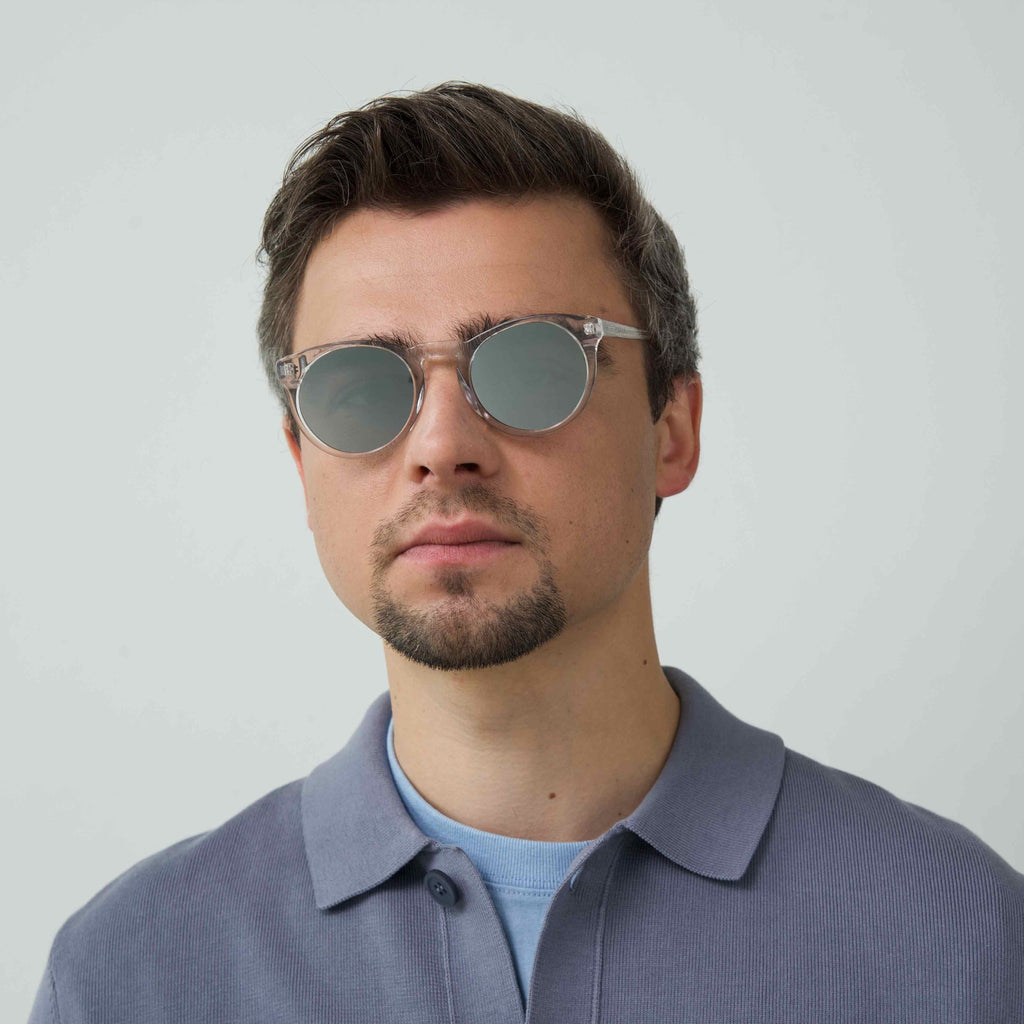 SHARP Transparent frame + Mirrored lenses