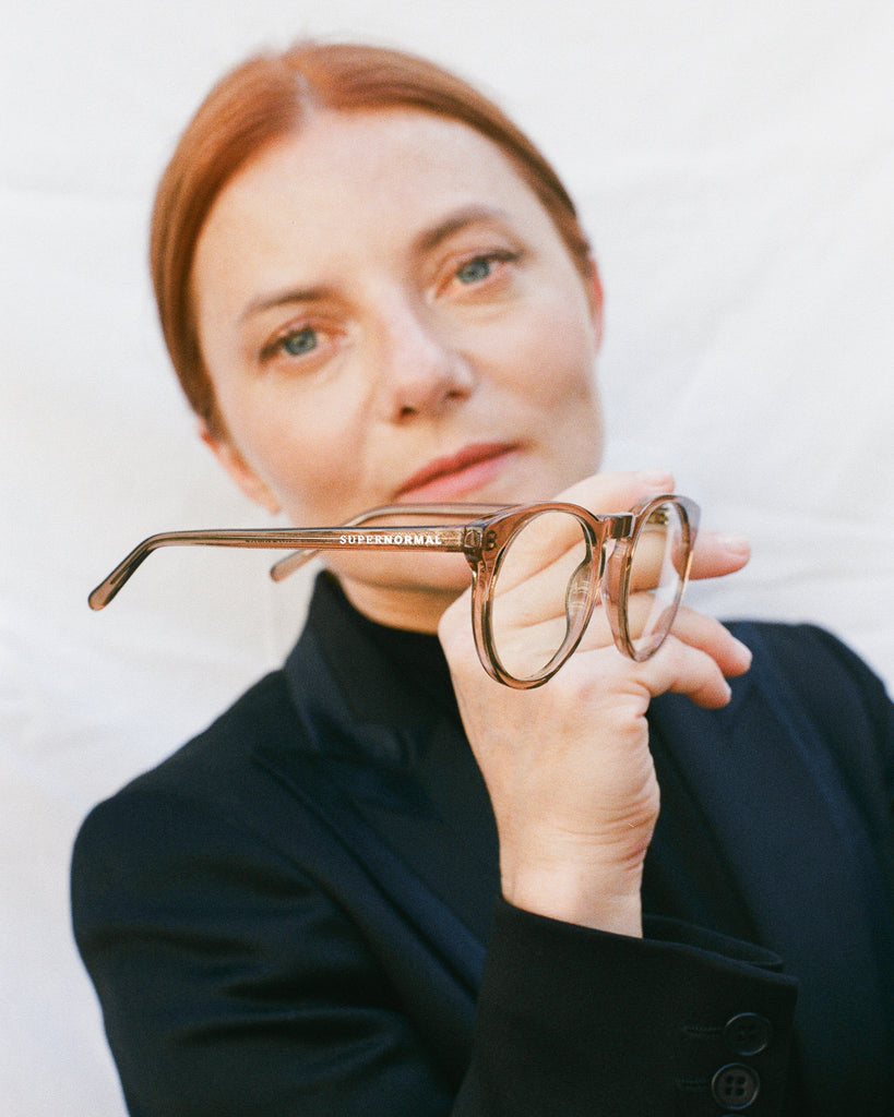 SHARP Brown Computer Glasses