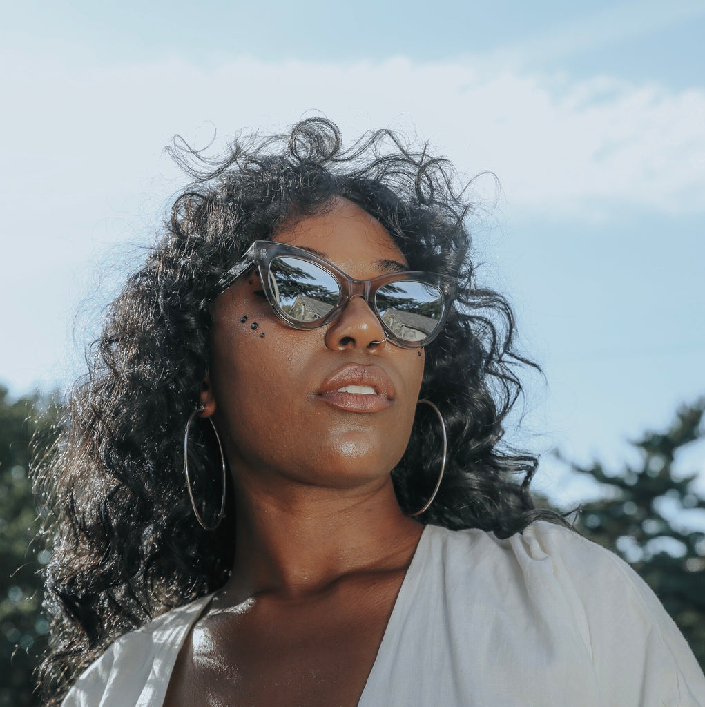MAGNETIC Transparent frame + Mirrored lenses